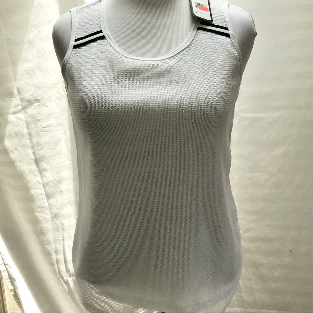 Summer tank with white mesh overlay from Picadilly size M NWT